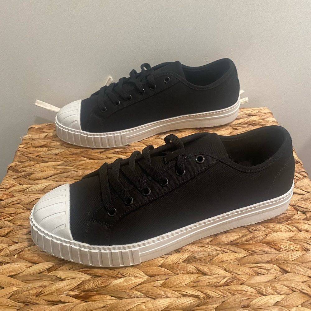 New black sneakers